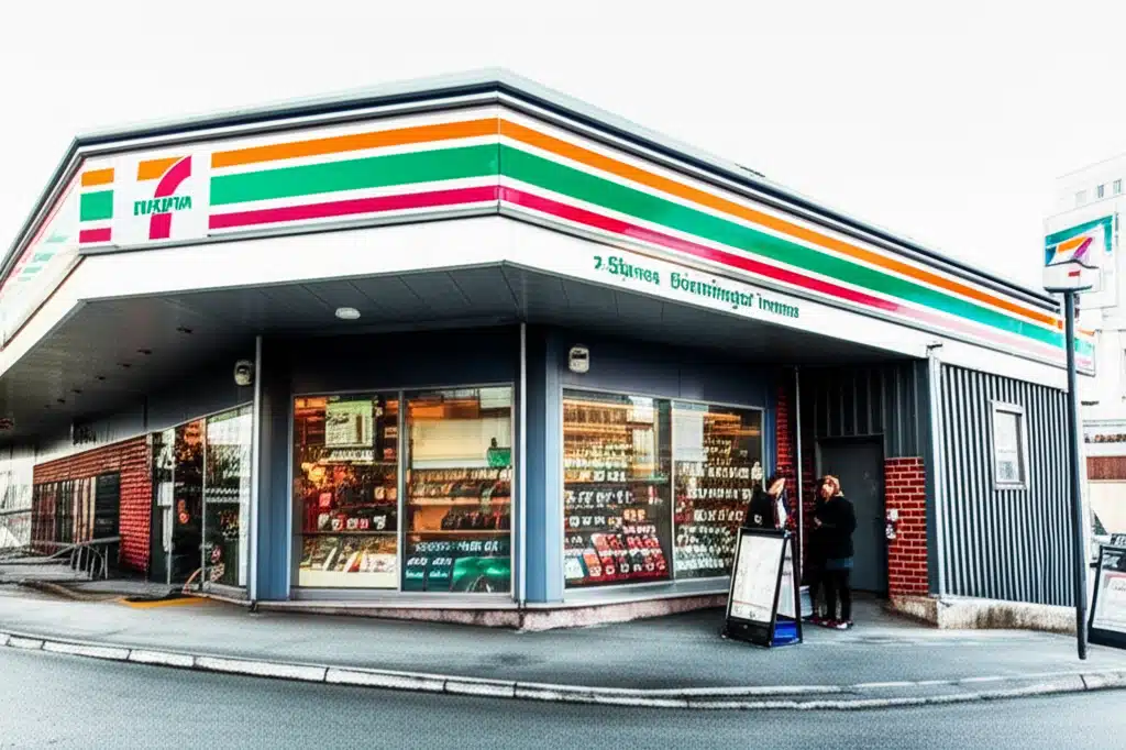 7-Eleven Strandtorget Tromsø 1 7-Eleven butikk på Strandtorget i Tromsø, Norge