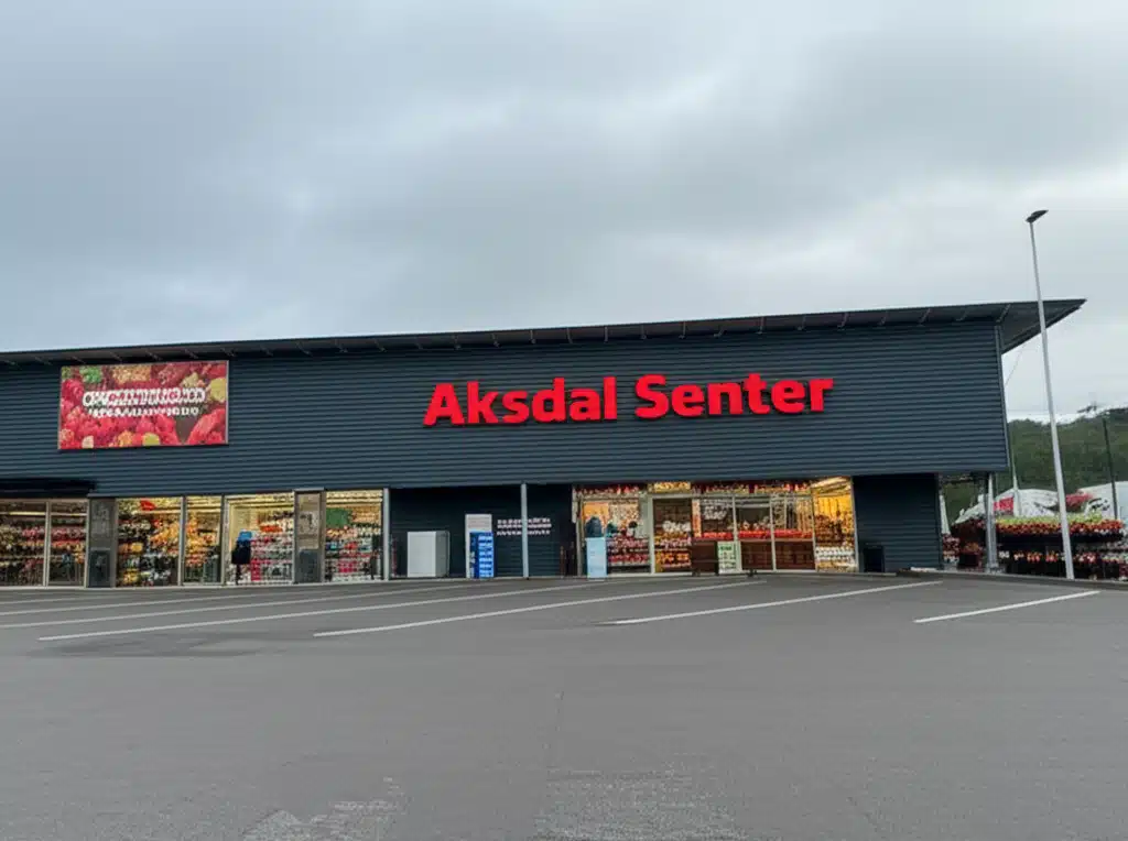 Aksdal Senter 1 Aksdal Senter: Nærbutikker, tjenester og lokal samling i Aksdal