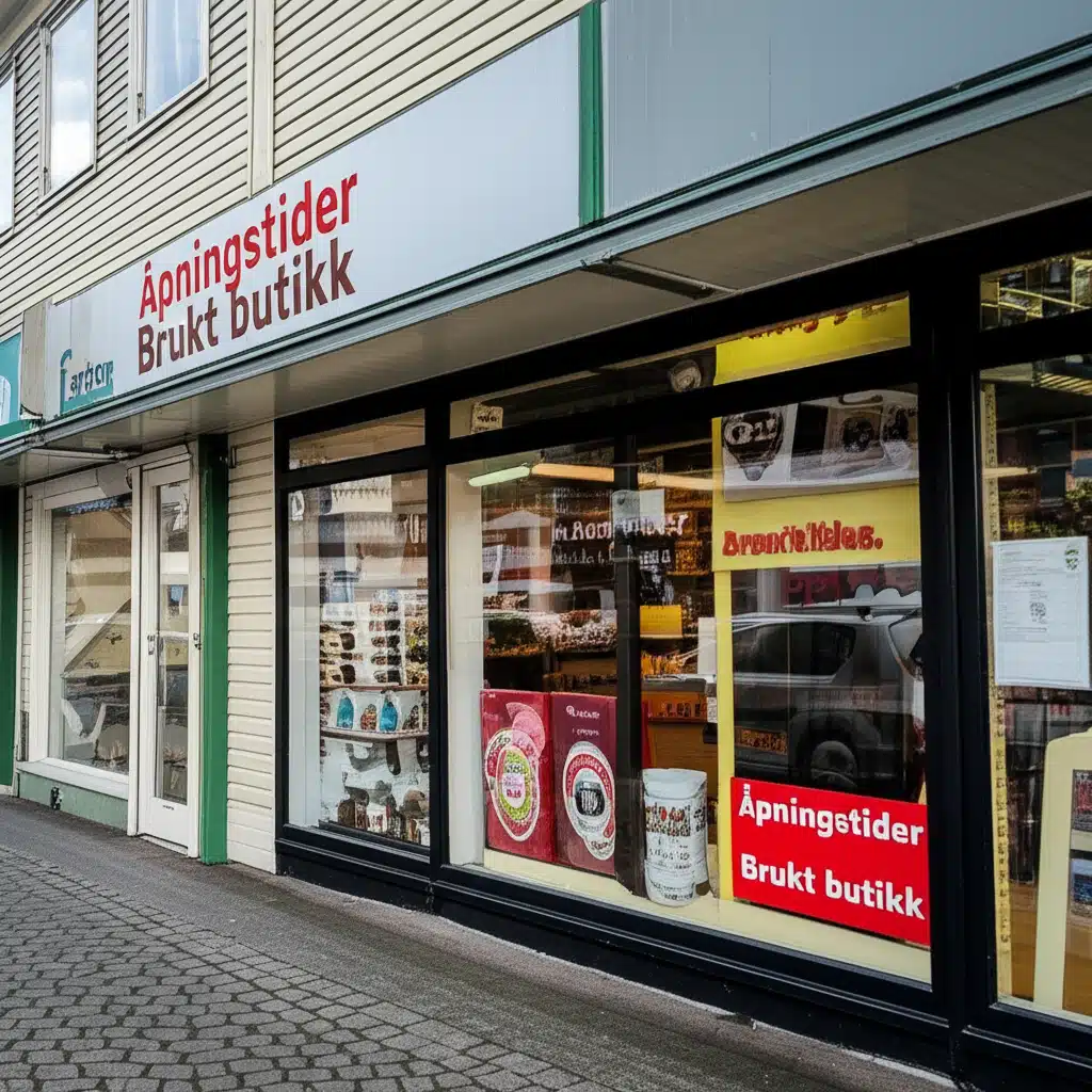 Åpningstider Brukt butikk 1 Åpningstider for Bruktbutikker: Når du kan handle brukte varer