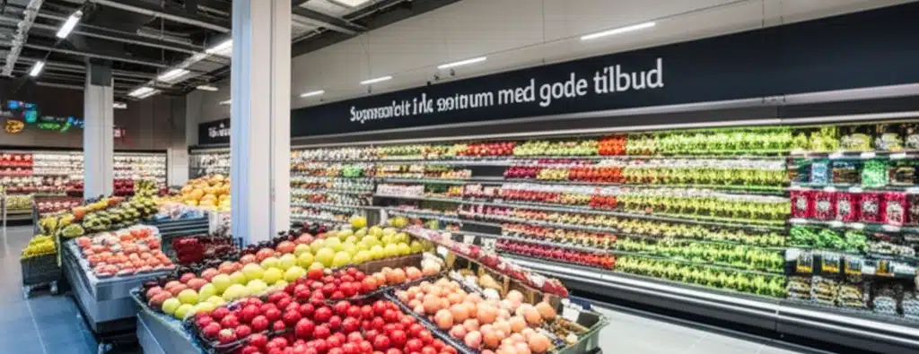 Supermarket i Ås sentrum med gode tilbud