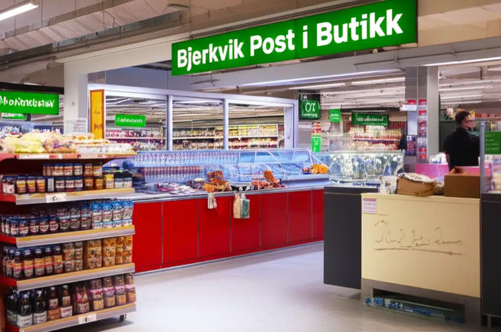 Bjerkvik Post i Butikk 1 Bjerkvik Post i Butikk: Posttjenester og Dagligvare