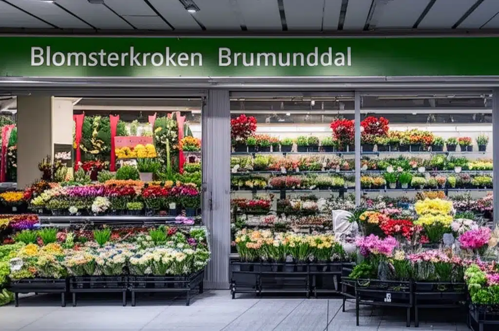 Blomsterkroken Brumunddal 1 Blomsterkroken Brumunddal: Nydelig blomsterdekorasjon i byen