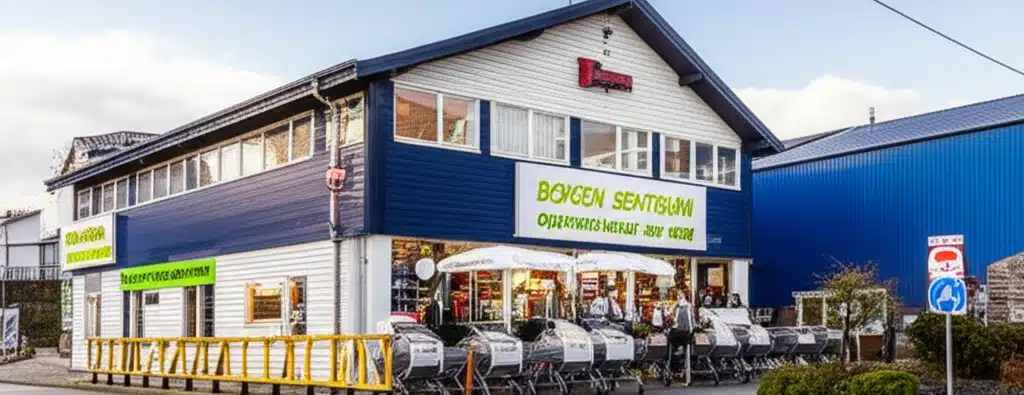Bogen sentrum Supermarket og butikker nær meg
