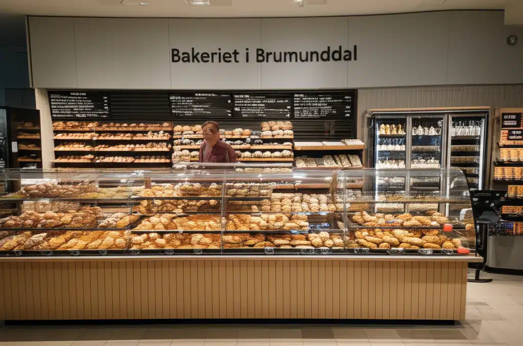 Bakeriet i Brumunddal 1 Brumunddals bakeris deilige bakverk og brød i Brumunddal