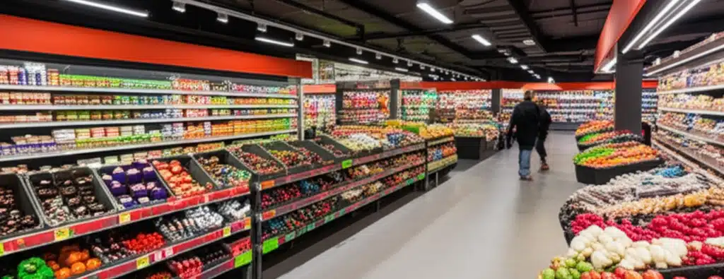 Supermarket og dagligvarehandel i Bryne sentrum