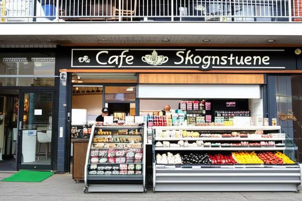 Cafe Skognstuene 1 Café Skognstuene: Koselig kaffestopp i pittoreske omgivelser