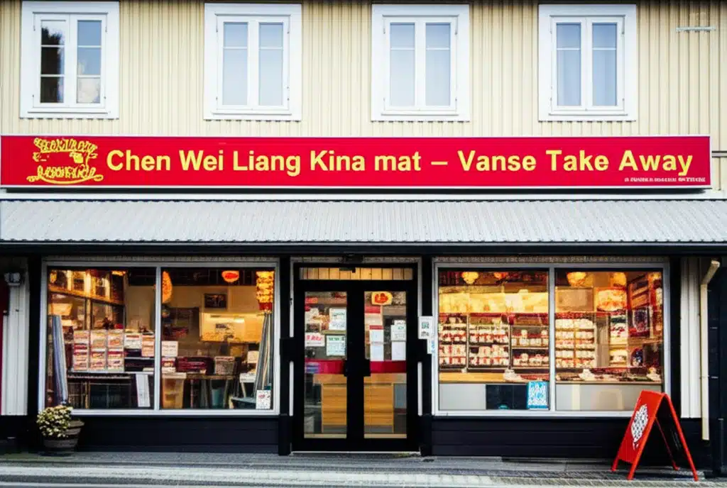 Chen Wei Liang Kina mat - Vanse Take Away 1 Chen Wei Liang Kina mat - Take Away spesialiteter