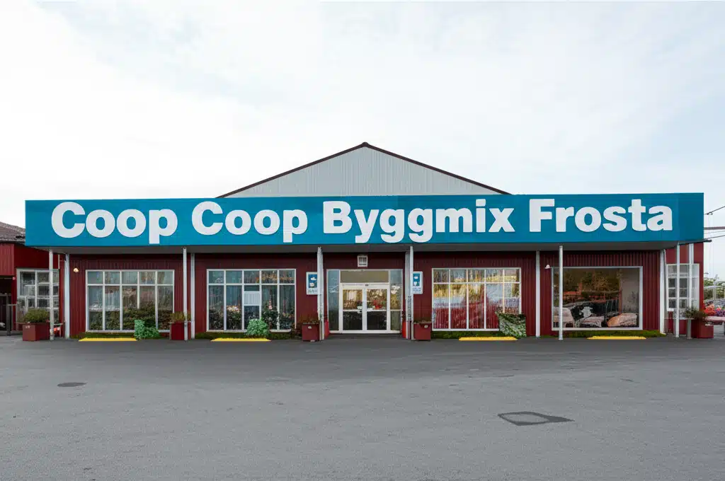 Coop Byggmix Frosta 1 Coop Byggmix Frosta: Ditt bygg- og hagematerialsentral