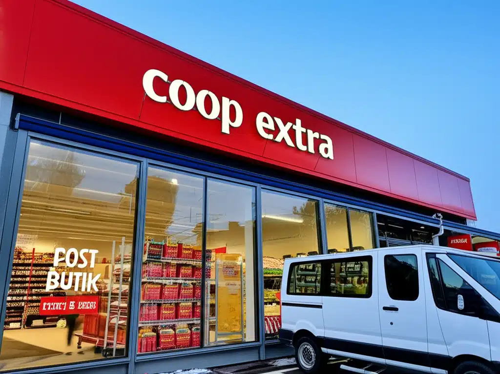 Coop Extra. Post I Butikk 1 Coop Extra: Post i Butikk - Praktisk og Enkelt Handletjeneste