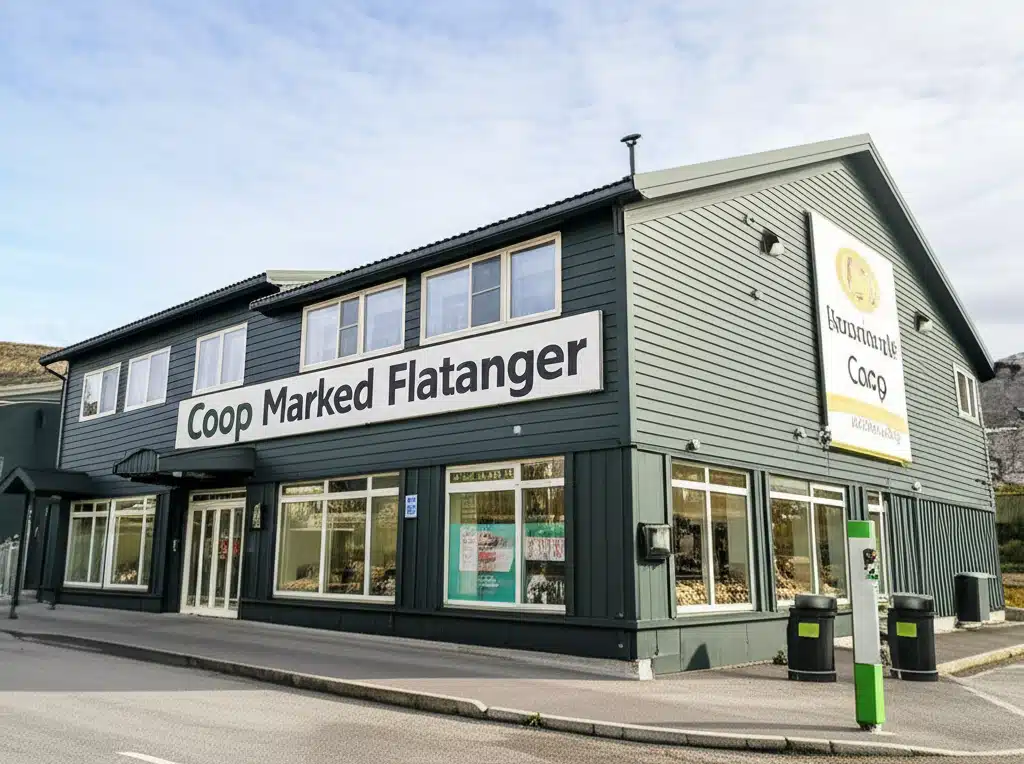 Coop Marked Flatanger 1 Coop Marked Flatanger: Matvarebutikk med lokal utvalg og tilbud