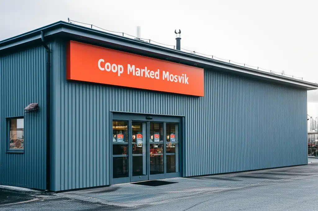 Coop Marked Mosvik 1 Coop Marked Mosvik: Lokalt dagligvarebutikk med ferske varer