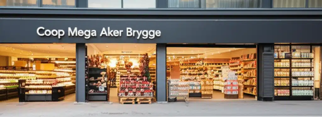 Coop Mega Aker Brygge: Matvarebutikk i Oslo sentrum