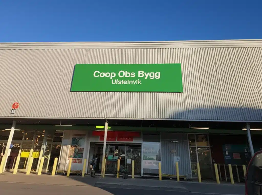 Coop Obs Bygg Ulsteinvik 1 Coop Obs Bygg Ulsteinvik: Byggmaterial og hagemøbler