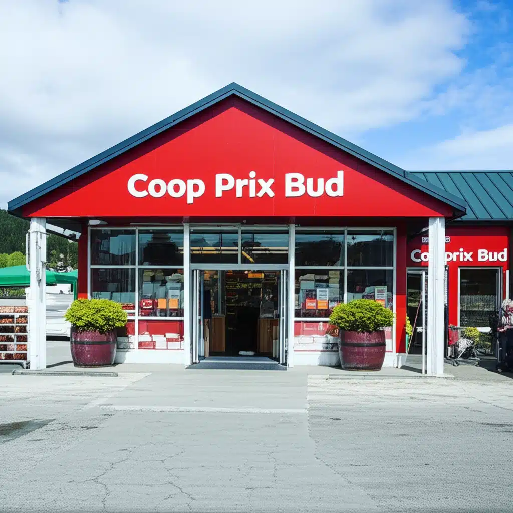 Coop Prix Bud 1 Coop Prix Bud: Nærbutikk med dagligvarer og matvare-tilbud