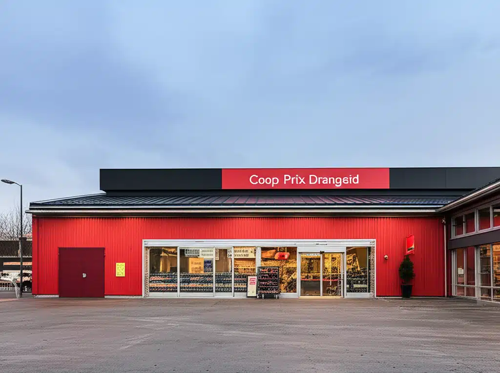Coop Prix Drangeid 1 Coop Prix Drangeid: Nærbutikk med dagligvare og tilbud