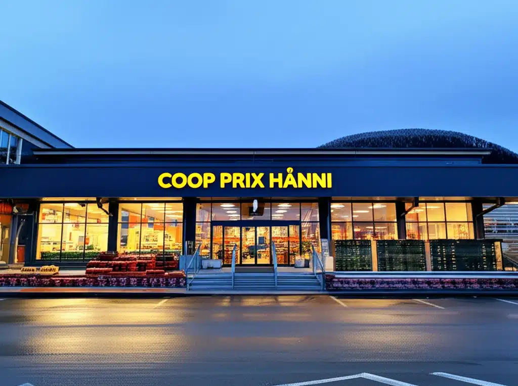 Coop Prix Hånni 1 Coop Prix Hånni: Nærbutikk med dagligvare og matvarer