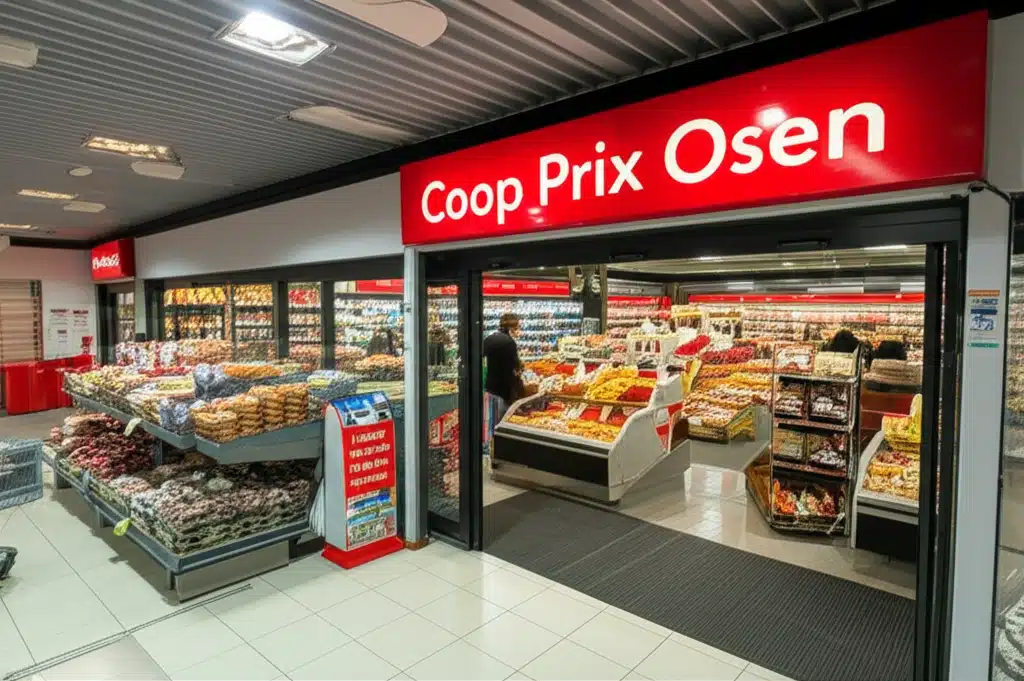 Coop Prix Osen 1 Coop Prix Osen: Nærbutikk med dagligvare og matvarer