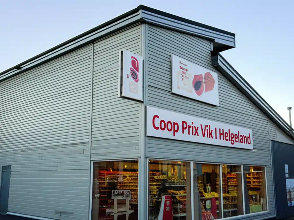 Coop Prix Vik i Helgeland: Nærbutikk med dagligvare-tilbud