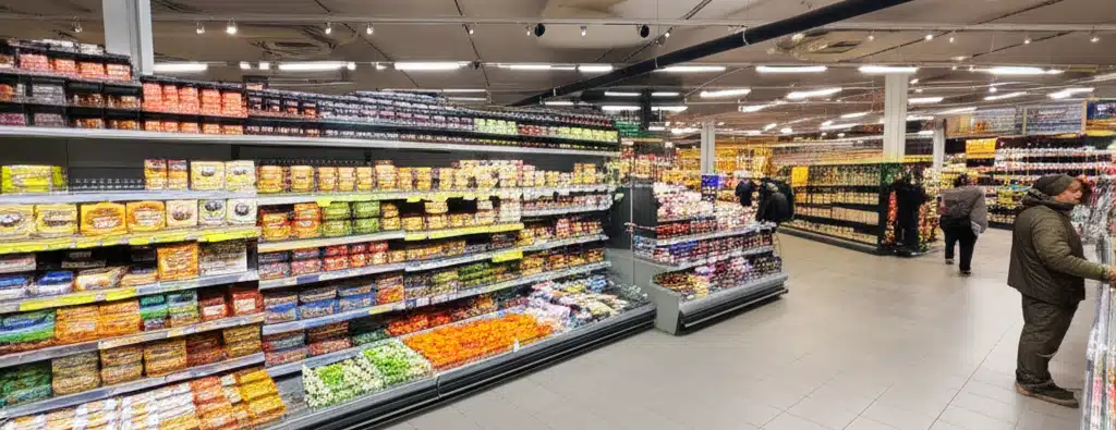 Supermarket og dagligvarer i Sykkylven sentrum