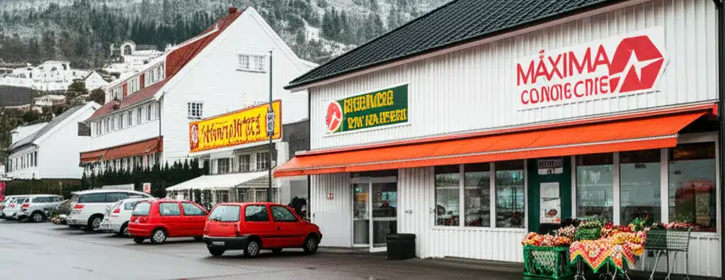 Supermarket og dagligvarer i Tau sentrum