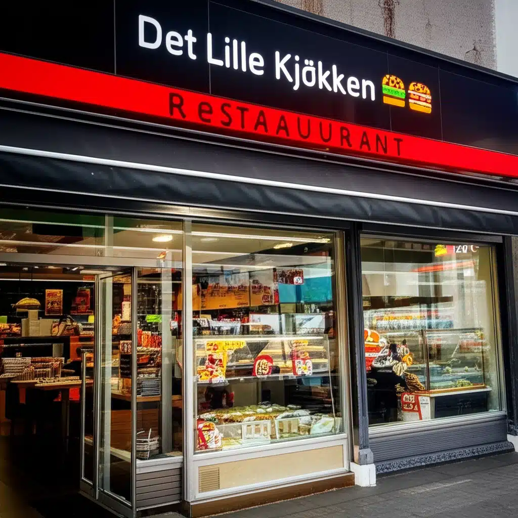 Det Lille Kjøkken Restaurant 🍔 🍕 1 Det Lille Kjøkken Restaurant: Deilige burgere og pizza 🍔🍕