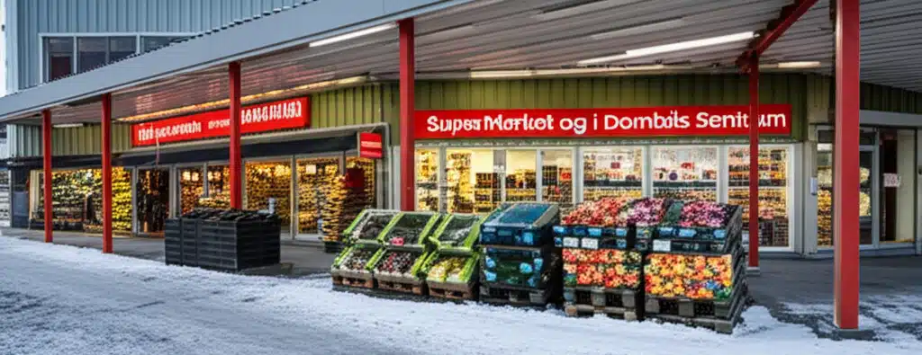 Supermarket og Butikker i Dombås Sentrum