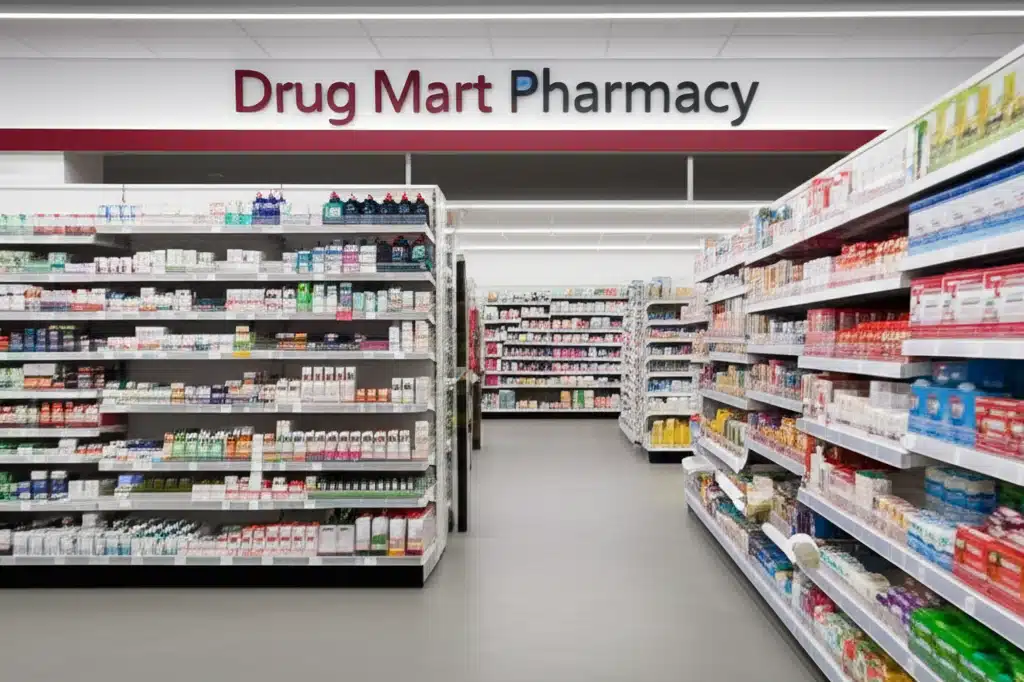 Drug Mart Pharmacy 1 Drug Mart Pharmacy: Pålitelig og tilgjengelig apoteknæring