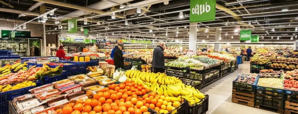 Supermarket i Eid sentrum med gode tilbud