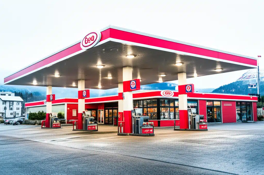 Esso Bardu: Bensinstasjon og tjenester i Bardu, Norge