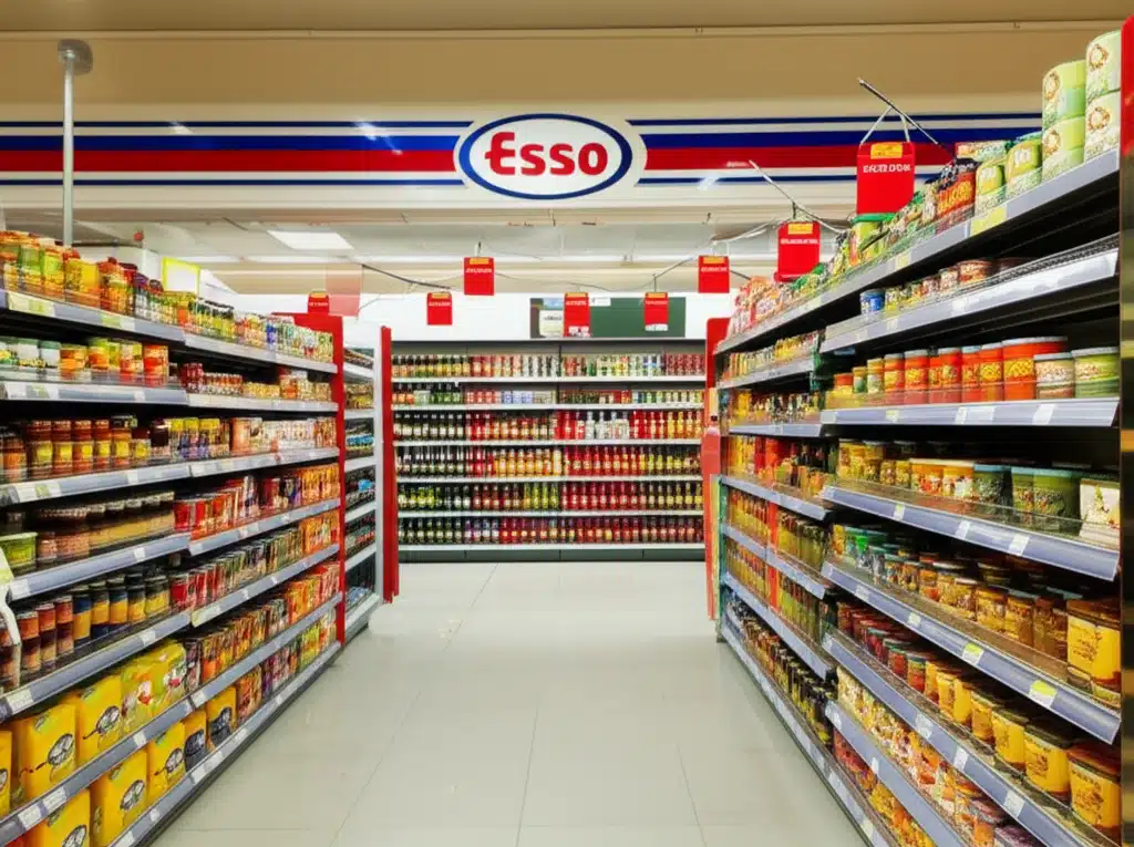 Esso 1 Esso logo: Ikoniske bensinstasjoner og drivstoff i Norge