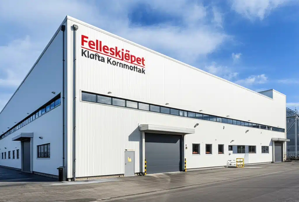 Felleskjøpet Kløfta Kornmottak: Effektiv kornbehandling og lagring