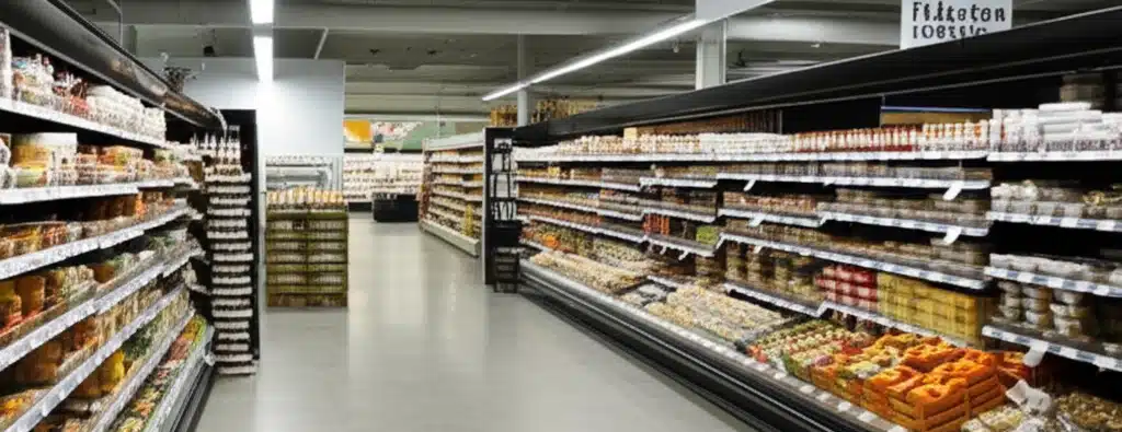 Supermarket i Flakstad sentrum