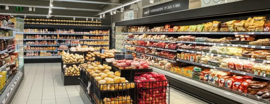 Supermarket og dagligvarebutikker i Florø sentrum