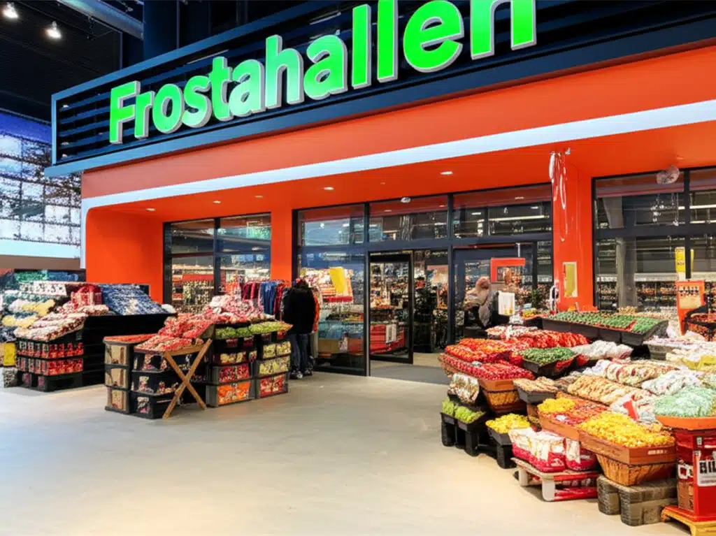 Frostahallen 1 Frostahallen: Innvendig utsikt av ishallen i Norge