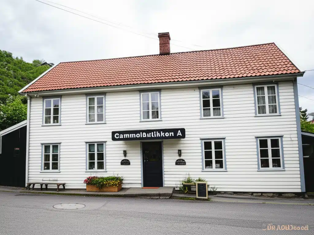 Gammelbutikken Å 1 Gammelbutikken Å: Historisk handelssted i norsk landsby