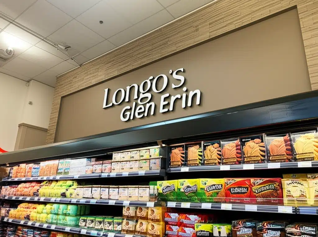 Longo's Glen Erin 1 Glen Erin-butikken til Longos: Mat og drikke
