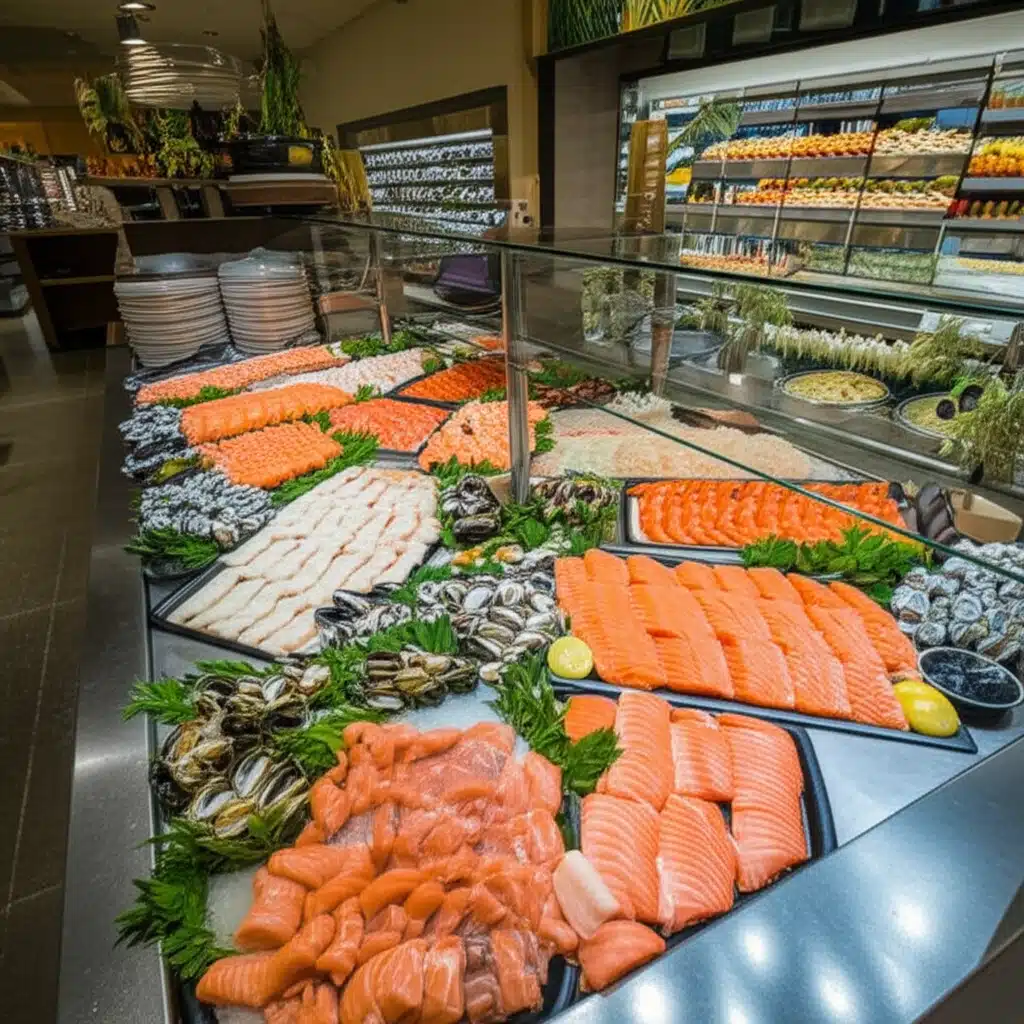 Grand Buffet Seafood & Sushi 1 Grand Buffet med fersk sjømat og sushi - nyt nå!