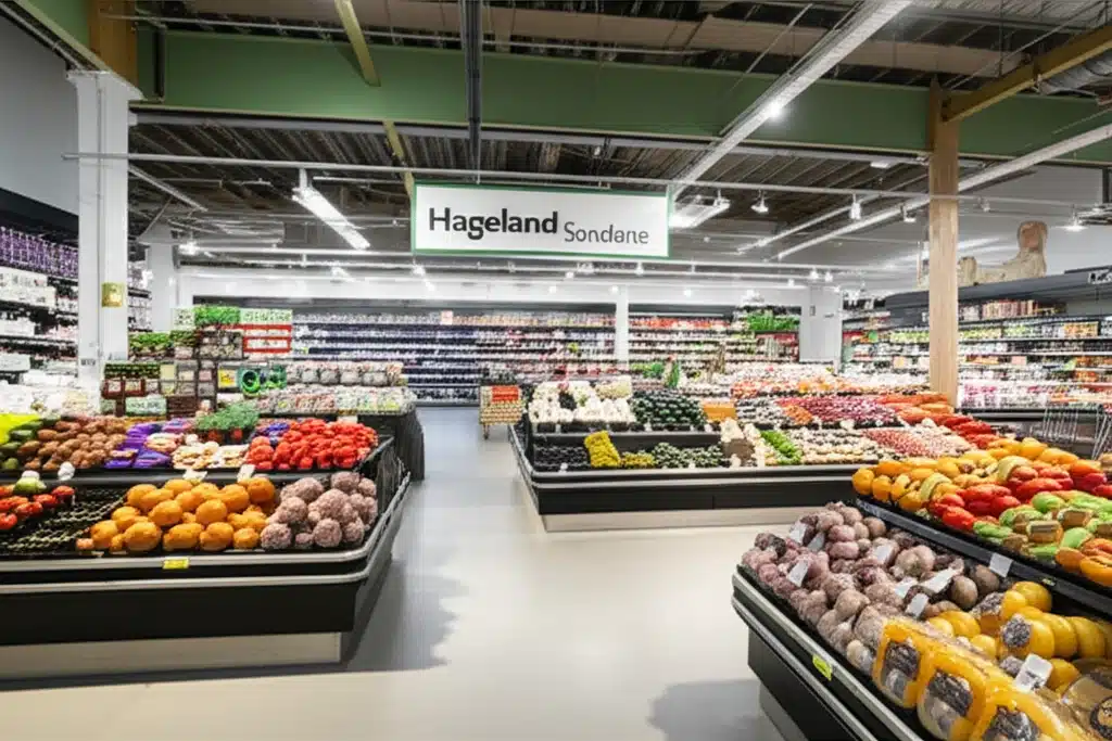 Hageland Sandane 1 Hageland Sandane: Utsikt over den pittoreske byen i Sogn og Fjordane