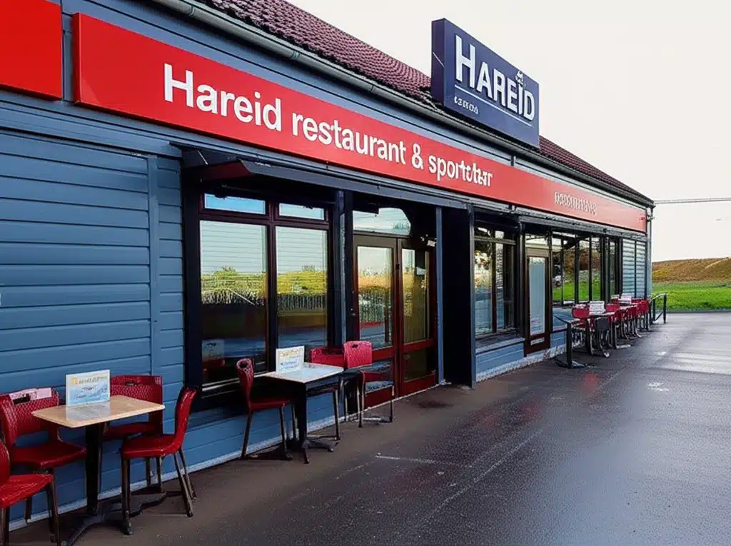 Hareid restaurant & sportsbar 1 Hareid Restaurant & Sportsbar: Mat, Drikke og Sport under ett tak