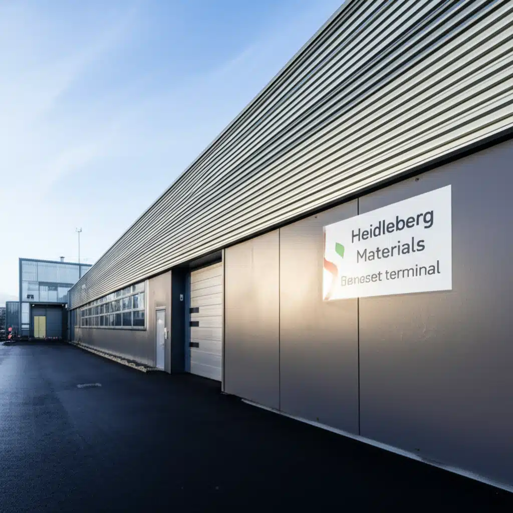 Heidelberg Materials Bøneset terminal: Industriell havneoperasjon