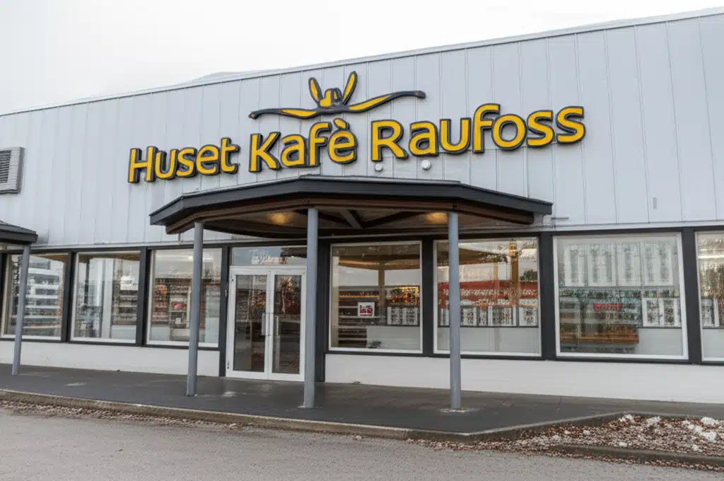 Huset Kafè Raufoss 1 Huset Kafè Raufoss: Koselig kaffested i Raufoss sentrum