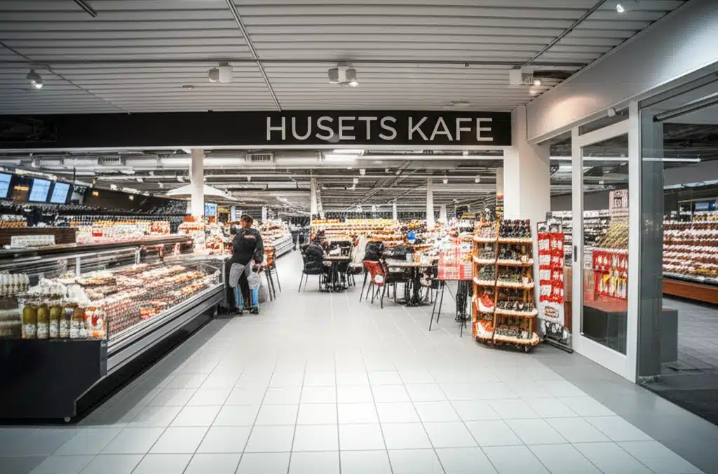 Husets Kafe 1 Husets Kafe: Koselig kafémiljø i hjertet av byen