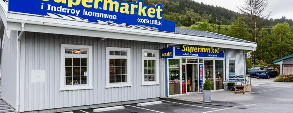 Supermarket i Inderøy kommune nærbutikk