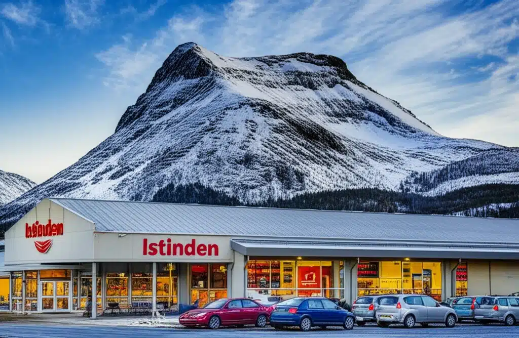Istinden: Et fantastisk fjelllandskap med snø og is