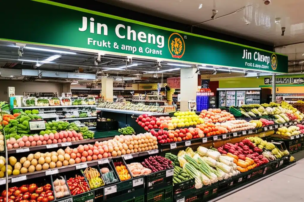 Jin Cheng Frukt & Grønt 1 Jin Cheng Frukt & Grønt: Friske og varierte produkter