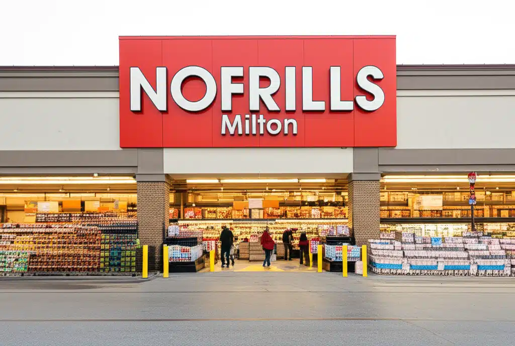 John's NOFRILLS Milton 1 Johns NOFRILLS Milton: Enkle matvarer i Milton, Ontario