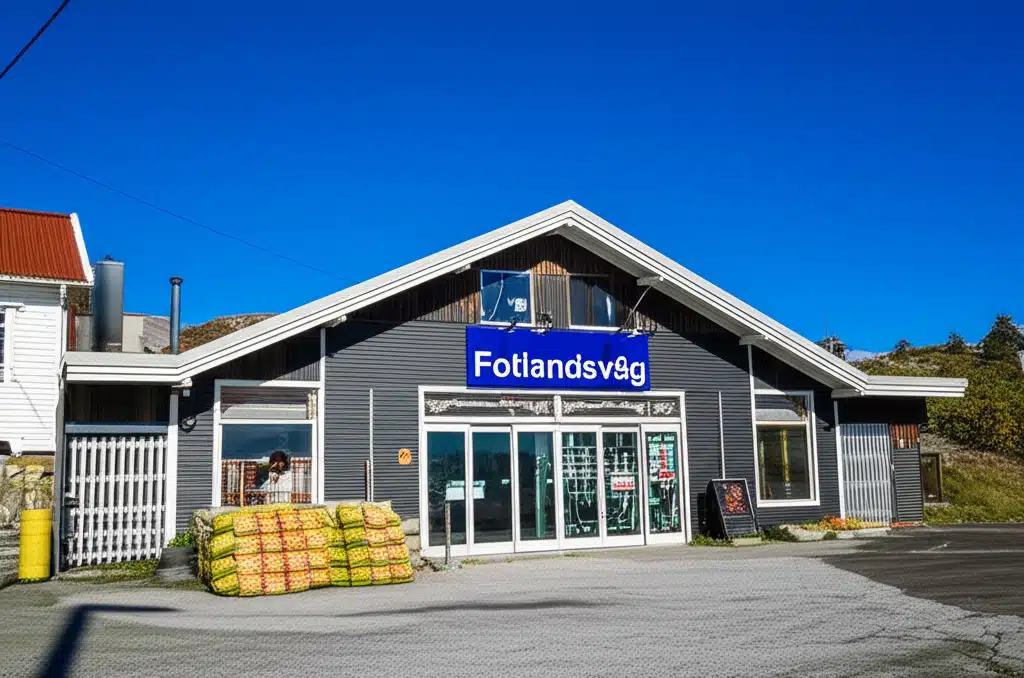 Joker Fotlandsvåg 1 Joker Fotlandsvåg: Utvalgte bilder fra butikken og området