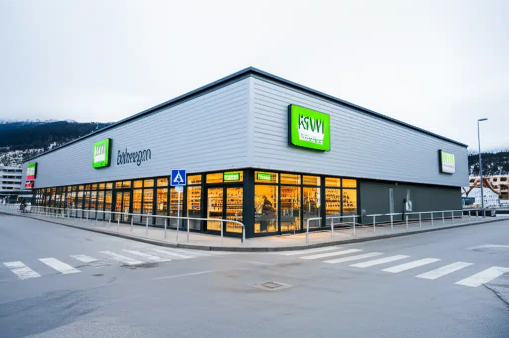 KIWI Bølevegen 1 KIWI Bølevegen: Dagligvarebutikk med ferske varer og tilbud