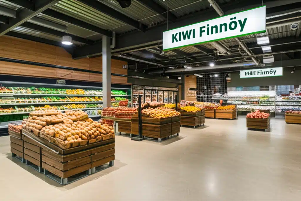 KIWI Finnøy 1 KIWI Finnøy: Matvarebutikk med ferske varer og god service
