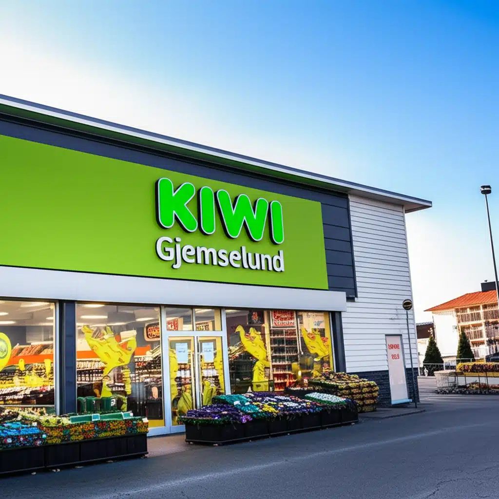KIWI Gjemselund 1 KIWI Gjemselund: Nærbutikk og Dagligvare i Norge